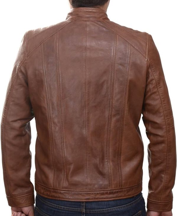 Kayzer Men's Leather Jacket HAVANA - Image 2
