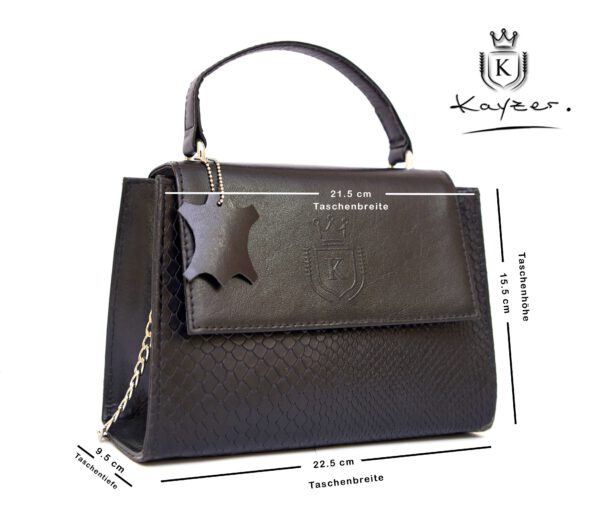 Kayzer Leather Handbag ELEGANCIA - Image 3