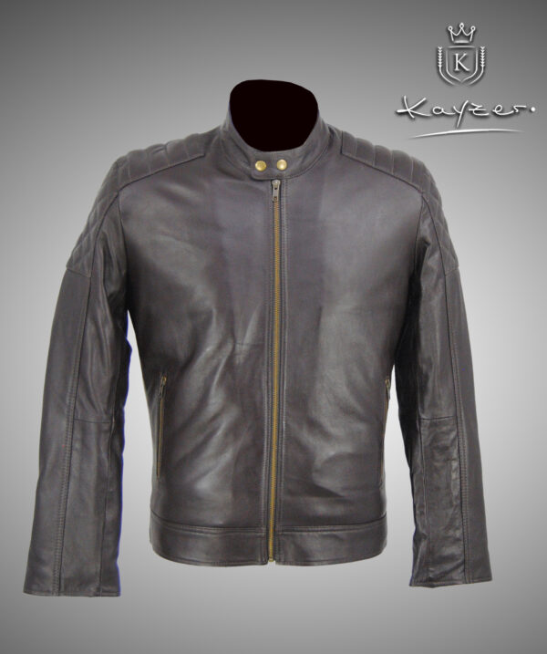 Kayzer Men's Leather Jacket ORLANDO - Image 7