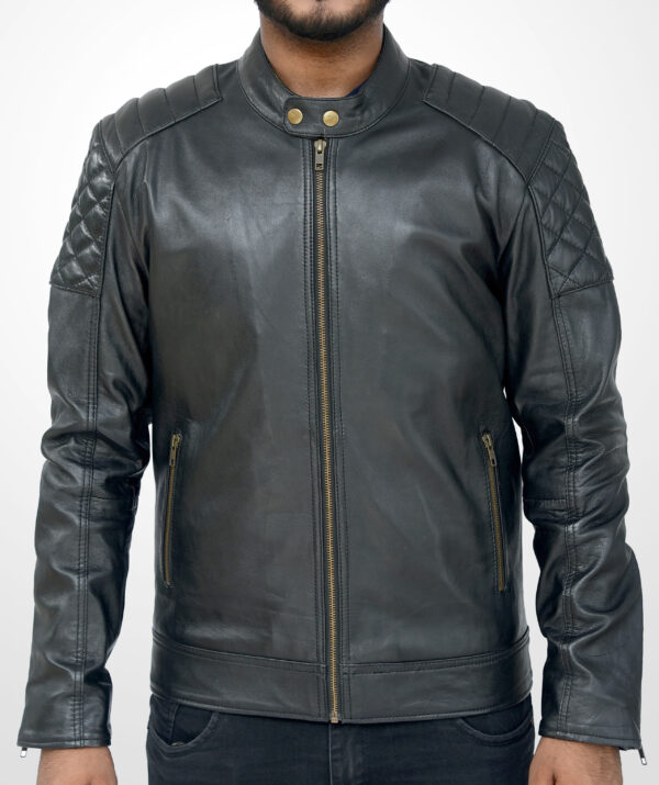 Kayzer Men's Leather Jacket ORLANDO - Image 4