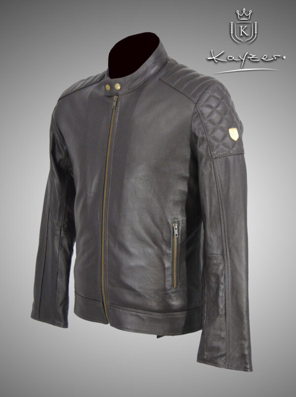 Kayzer Men's Leather Jacket ORLANDO - Image 6