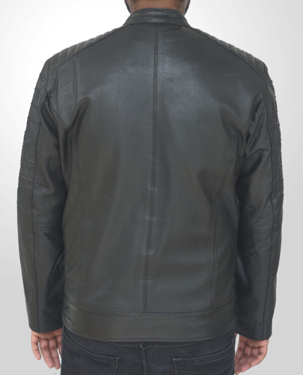 Kayzer Men's  Leather Jacket JERSEY - Image 2