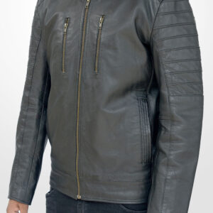 Kayzer Men's  Leather Jacket JERSEY