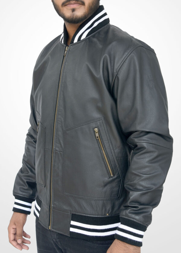 Kayzer Men's Leather Jacket COLUMBUS - Image 8