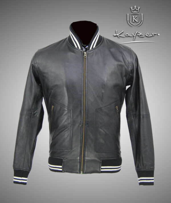 Kayzer Men's Leather Jacket COLUMBUS - Image 10