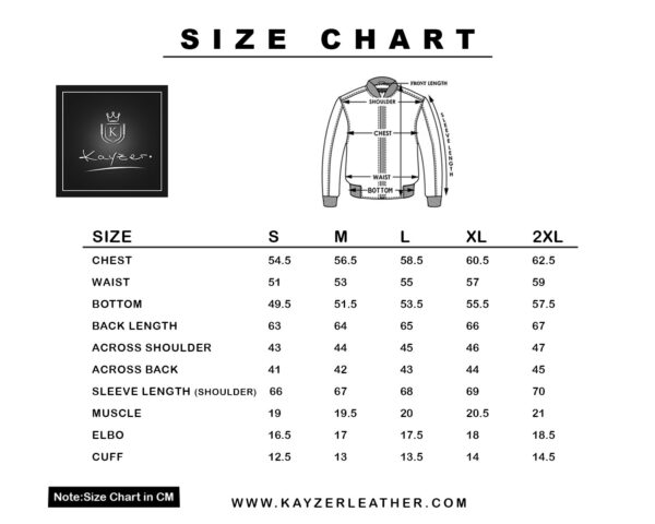 Kayzer Men’s Wax Leather Jacket ARIZONA - Image 6